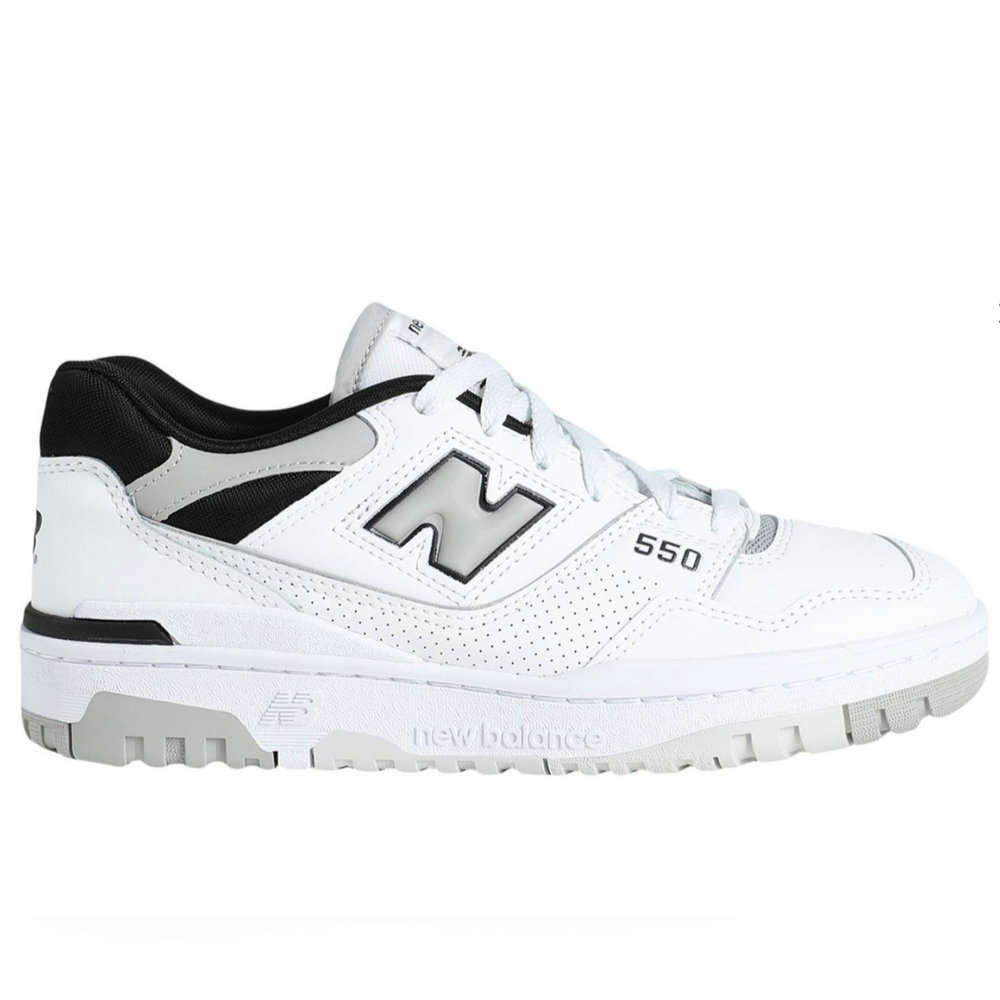 New Balance Men's 550 White and Gray Sneakers US Size 13